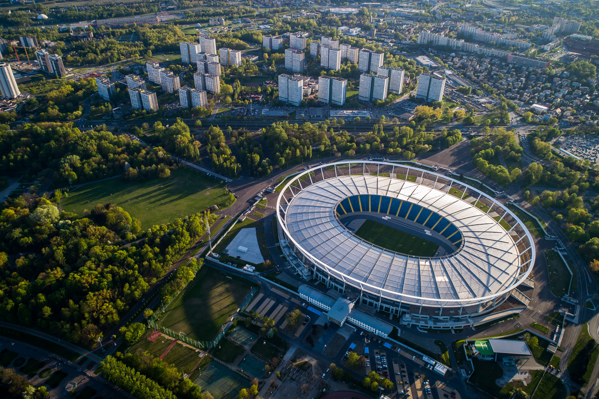 fotografia architektonicza stadion śląski
